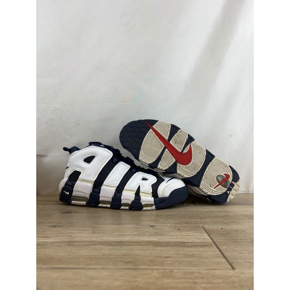 Nike Air More Uptempo Olympic Navy White Red 414962-401 Mens 12 Scottie Pippen - Picture 7 of 10